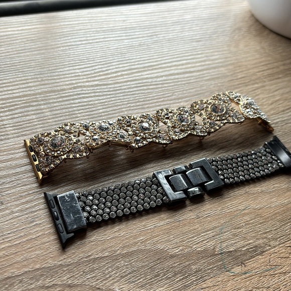 Apple Watch Gold and Silver Rhinestones Band main image 8